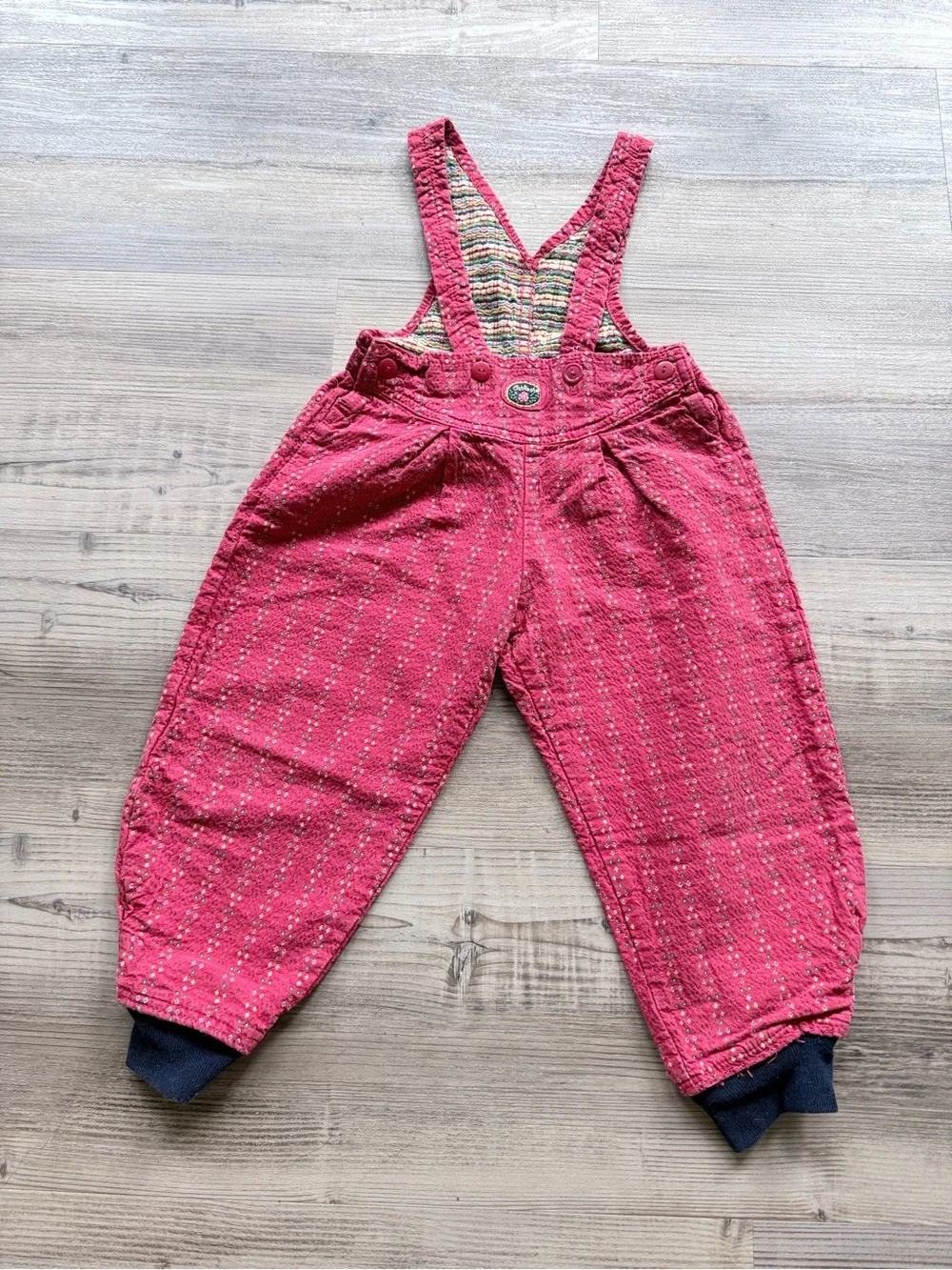 vintage OshKosh B'Gosh red overalls